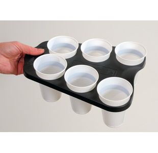 Acorn Vending 6 Cup Tray Plastic