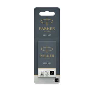 Parker Blk Quink Permink Cartx5 Pk12