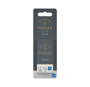 Parker Blu Quink Permink Cartx5 Pk12