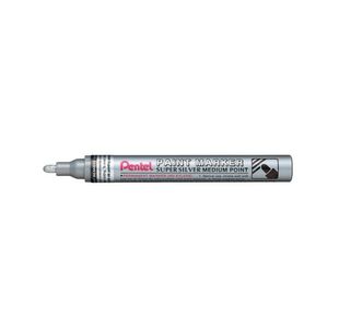 Pentel Paint Marker Med Silver Pk12