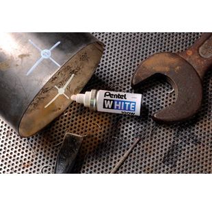 Pentel White Marker Bullet Broad