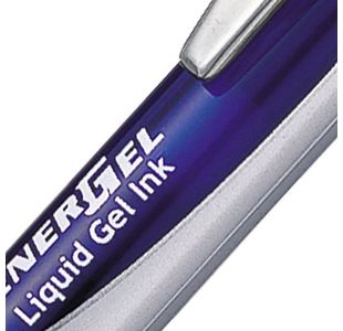Pentel Retract Metal Tip Blue Pk12