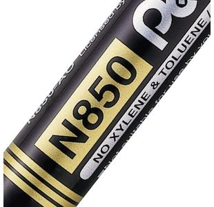 Pentel N850 Bullet Marker Black Pk12