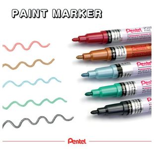Pentel Pnmk Med Bullet Ast Met Pk8