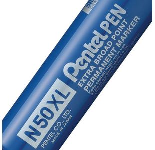 Pentel Marker Chisel Tip Blue Pk6
