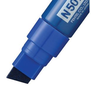 Pentel Marker Chisel Tip Blue Pk6