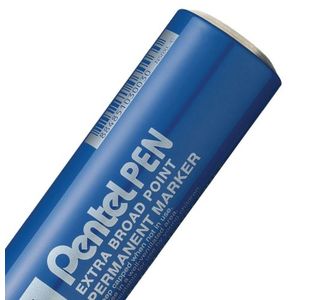 Pentel Marker Chisel Tip Blue Pk6