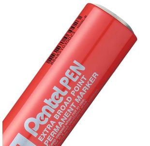Pentel Jumbo Marker Red Pk6