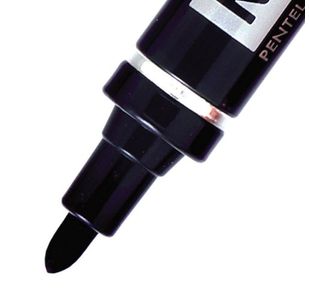 Pentel N50 Bullet Marker Blk Box 12