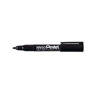 Pentel Nn50 Perm Marker Black Pk12