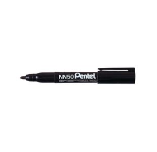 Pentel Nn50 Perm Marker Black Pk12