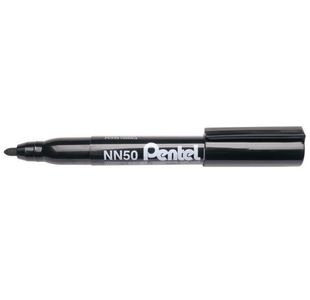 Pentel Nn50 Perm Marker Black Pk12