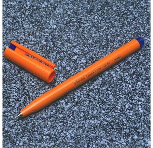 Pentel S570 Ufine W/B Pen Blue Pk12
