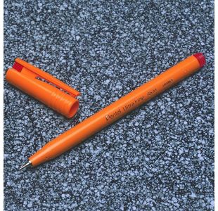 Pentel S570 Ula Fine W/B Pen Red