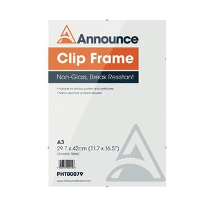 Announce A3 Metal Clip Frame