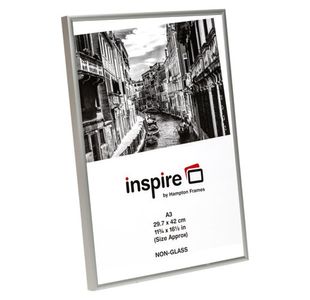 Hampton Frames Alm Cerf Frm A3 Slv