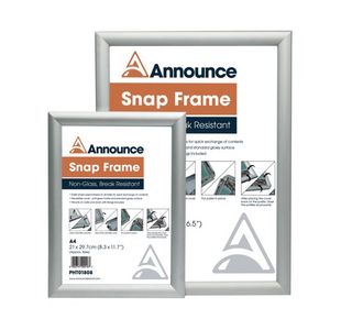 Announce Aluminium Snap Frame A3