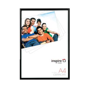 Hampton Frames Back Load Frm A4 Blk