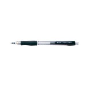 Pilot Super Grip Pencil Black Pk12