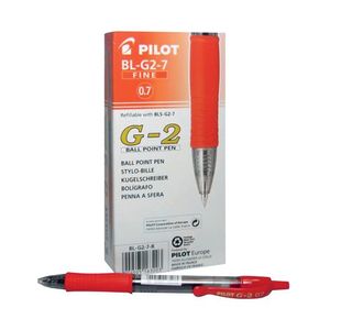 Pilot G2 07 Rflable Red Box 12