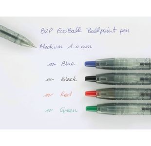 Pilot B2P Ecoball Ballpoint Blu Pk10