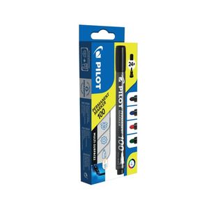 Pilot 100 Perm Marker Bullet Ast Pk4