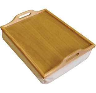 Aidapt Wooden Lap Tray With Cushion