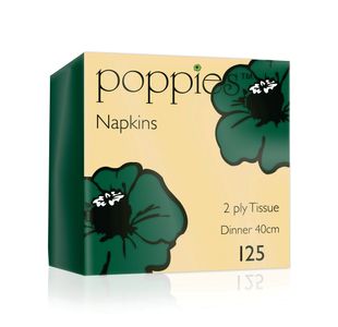 2Ply Dinner Napkin Forgrn 40Cm Pk125
