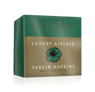 Poppies Tablin 8 Fld 40Cm Grn Pk500