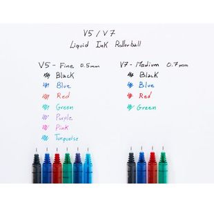 Pilot V5 Liquid Ink Pen Red Box 12
