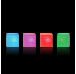 Light Up Led Mood Cube Light Pk4