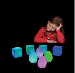 Light Up Led Mood Cube Light Pk4