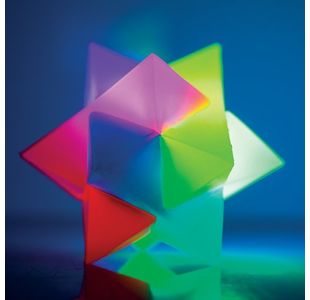 Flashing 12 Pointed Prism Ball