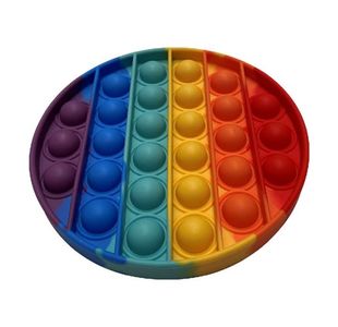 Pop Fidget Pad Round Multicoloured