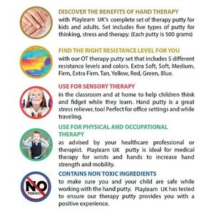 Therapy Putty 5Resistance Levels Ast