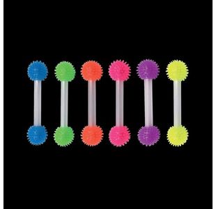 Spikey Light Up Double Baton 430Mm