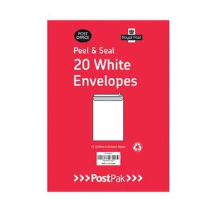 C5 P/Seal Wht 90Gsm Env Pack 10 X20