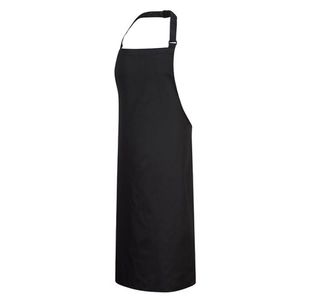 Polycotton Bib Apron Black Pk12