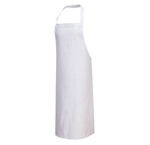 Cotton Bib Apron White Pk12