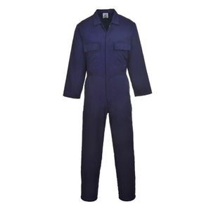 Euro Work Coverall Navy Tall L