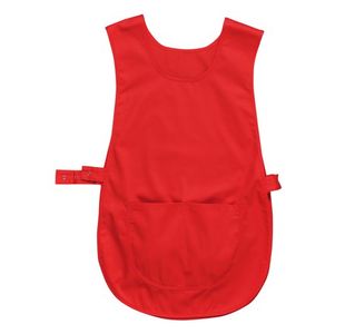 Tabard With Pocket Red S/M Pk12