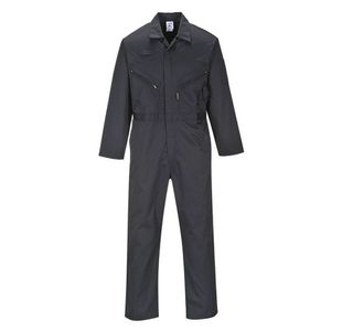 Liverpool Zip Coverall Black Tall M