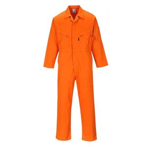 Liverpool Zip Coverall Orange S