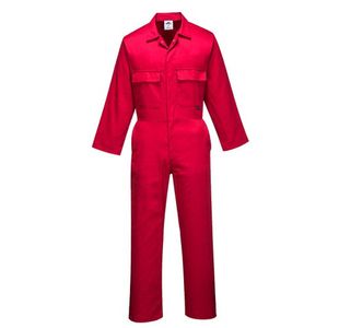 Euro Work Coverall Red L