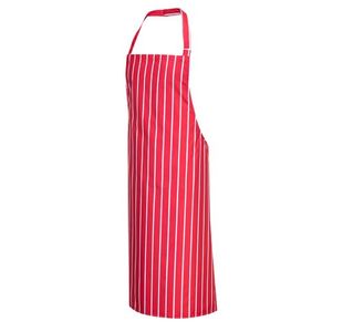 Waterproof Bib Apron Red Pk12