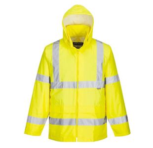 Hi-Vis Rain Jacket Yellow Xs