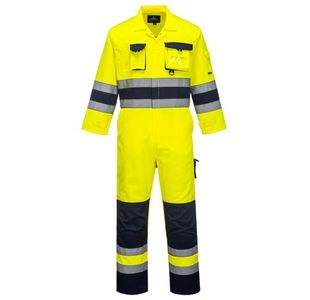 Nantes Hi-Vis Wkcoverall Yw/Nvy L