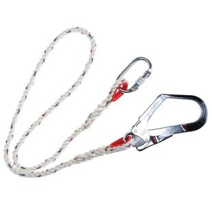 Single 1.5M Restraint Lanyard Wht