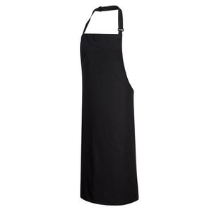 Cotton Bib Apron Black Pk12