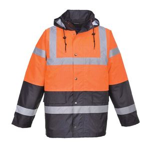 Hi-Vis Contrast Winter Jacket Org Xs